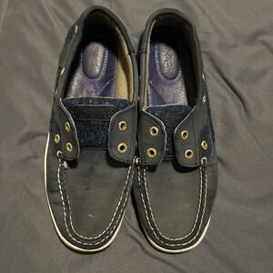 Sperry Top-Sider Boat Shoes Women’s Angelfish Blue Sequin - No Laces - Size 9